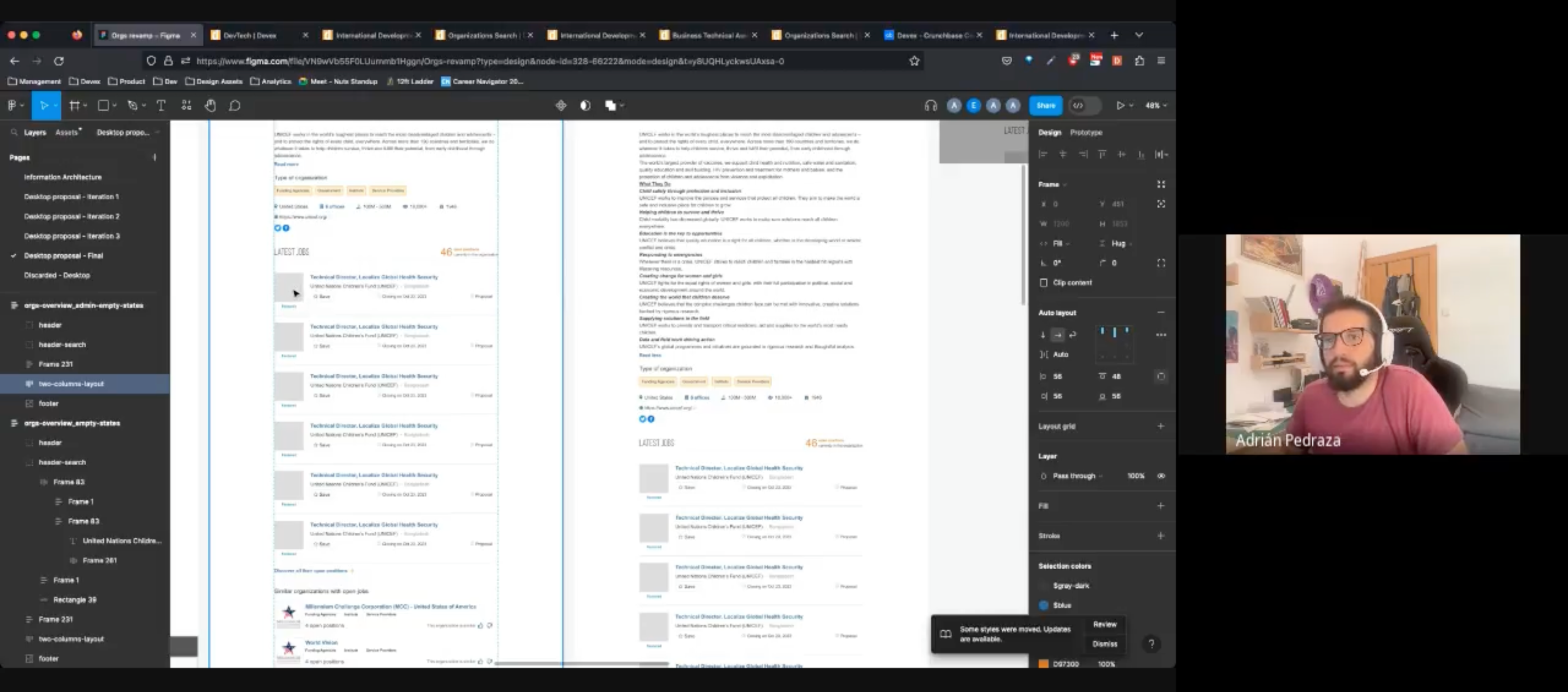 Design Critique session in progress